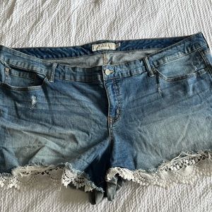 Torrid Denim Jeans With Bottom Lace | Size 26
